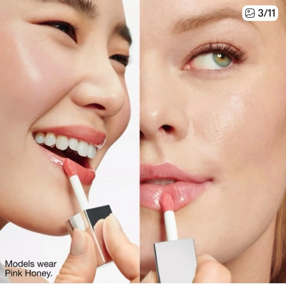 New! Clinique Lip and cheek oil in pink honey